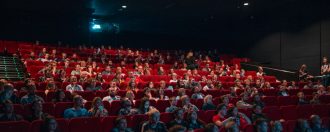 crowd in cinema