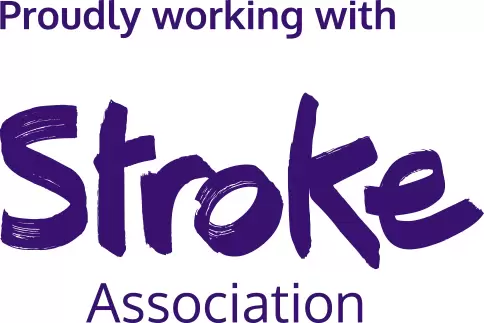 Proudly working with the stroke association