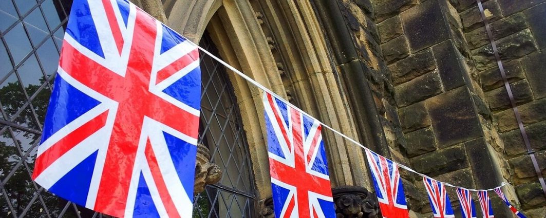 union flag bunting for the coronation of king charles iii